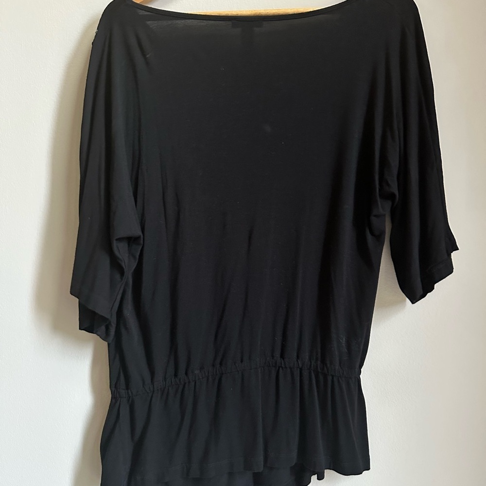Cupid Black Sequin Top Size S - Picture 5 of 6